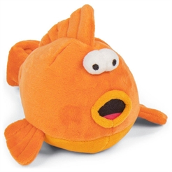 GoDog Action Plush Goldfish Lækkert Hundelegetøj